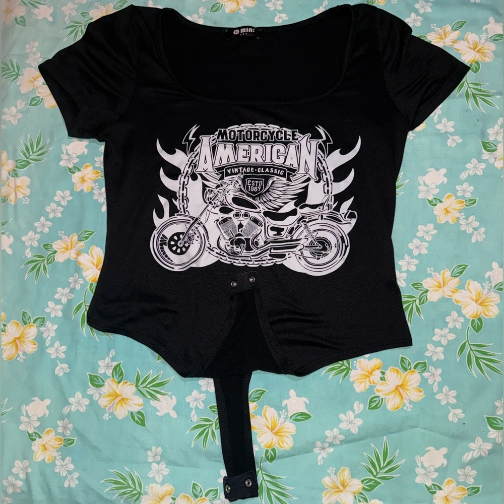 Biker Graphic Women's Bodysuit